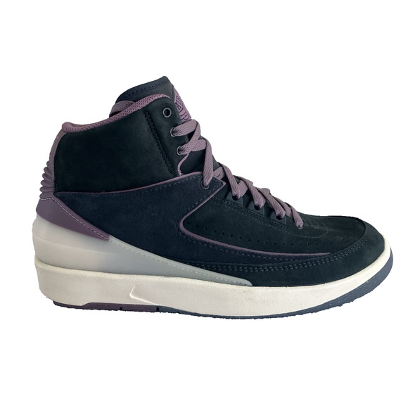 Womens Size 9.5 Mens 8 Nike Air Jordan 2 Retro Off Noir Mauve Basketball Shoes - Picture 12 of 14